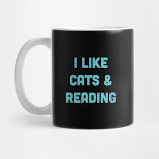 Cats & Reading Mug